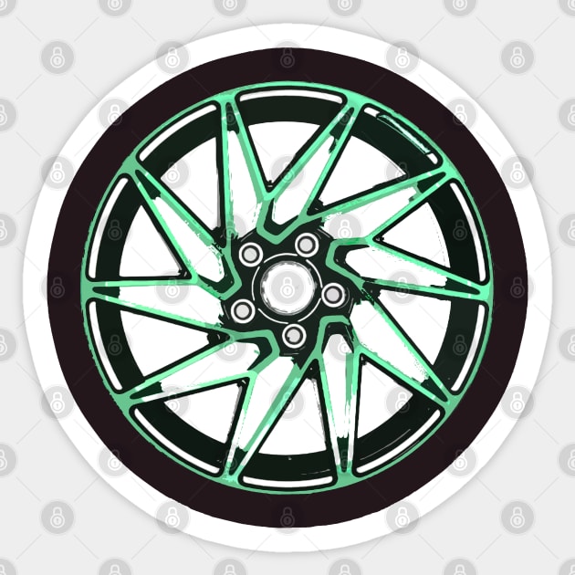 Alloy Wheel Sticker by VintageMimi